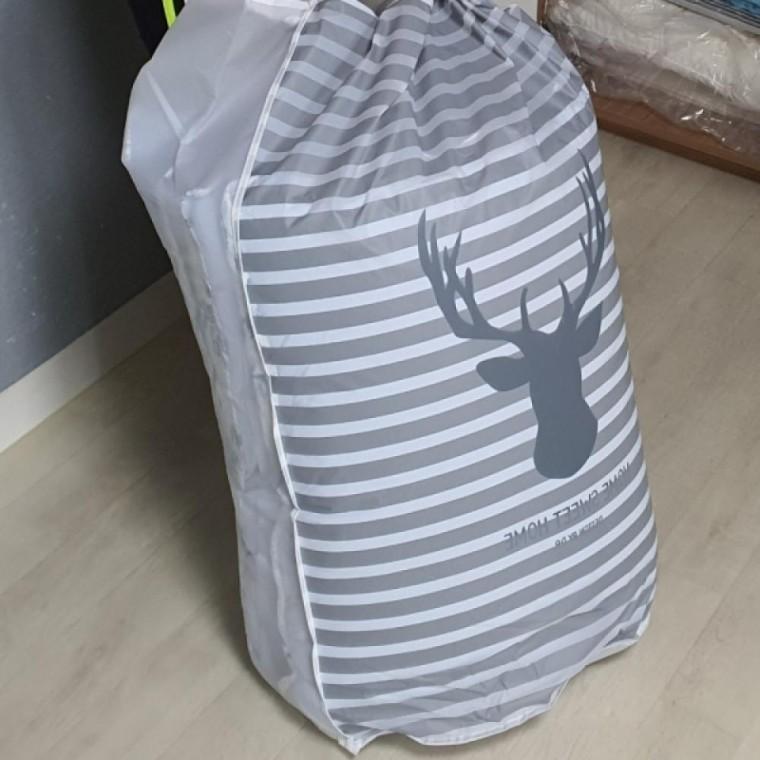 겨울옷 계절이불 보관팩 이불정리파우치 사슴