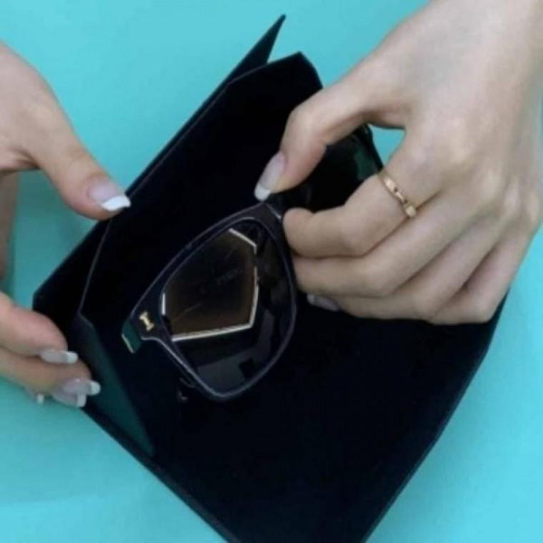 선글라스파우치 선글라스정리함 안경집 케이스 슬림 접이식 선글라스보관함