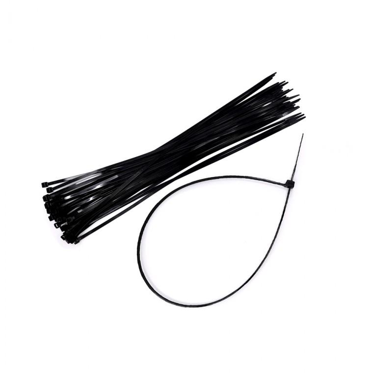 kimspp 케이블타이 6x500mm 블랙 (벌크 약50개) 케이블밴드 타이밴드 전선 배선정리