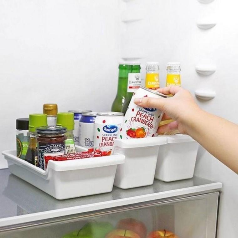 주방 냉장고정리 식재료 음료수 소스 보관 트레이