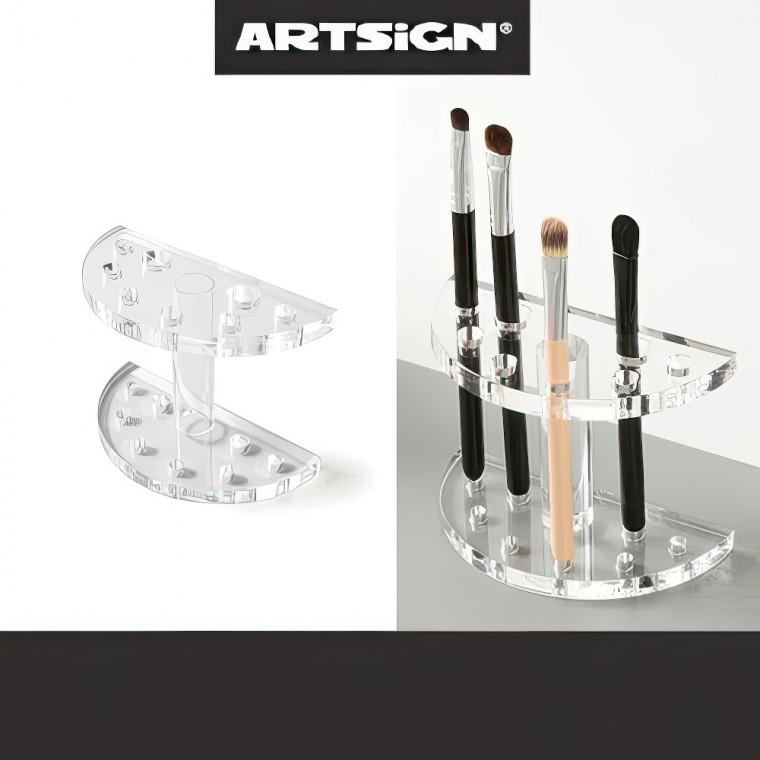 화장품 브러쉬 펜슬 정리대 보관함 꽂이 통 거치대 소품 화장대 미니