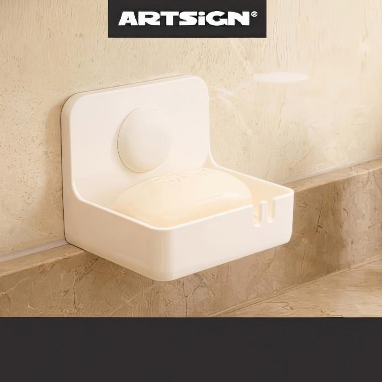 흡착형 욕실 비누 받침대 홀더 거치대 비누대 백색 걸이 정리 케이스 망