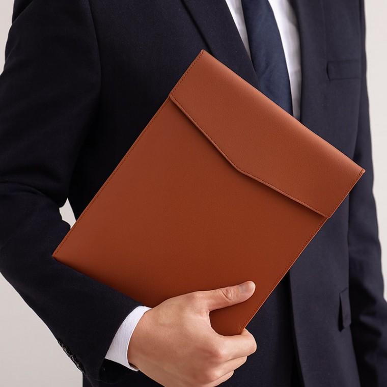 A4 문서 파우치 파일 정리 가죽 서류 가방 DD-13380