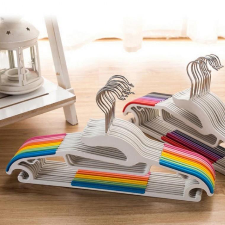 best 세탁 수납 용품 8가지색상 옷걸이 옷장정리