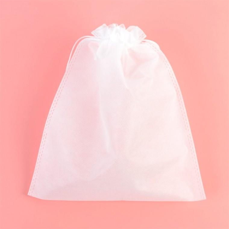 부직포 주머니 중형 1P 파우치 수납백 정리주머니