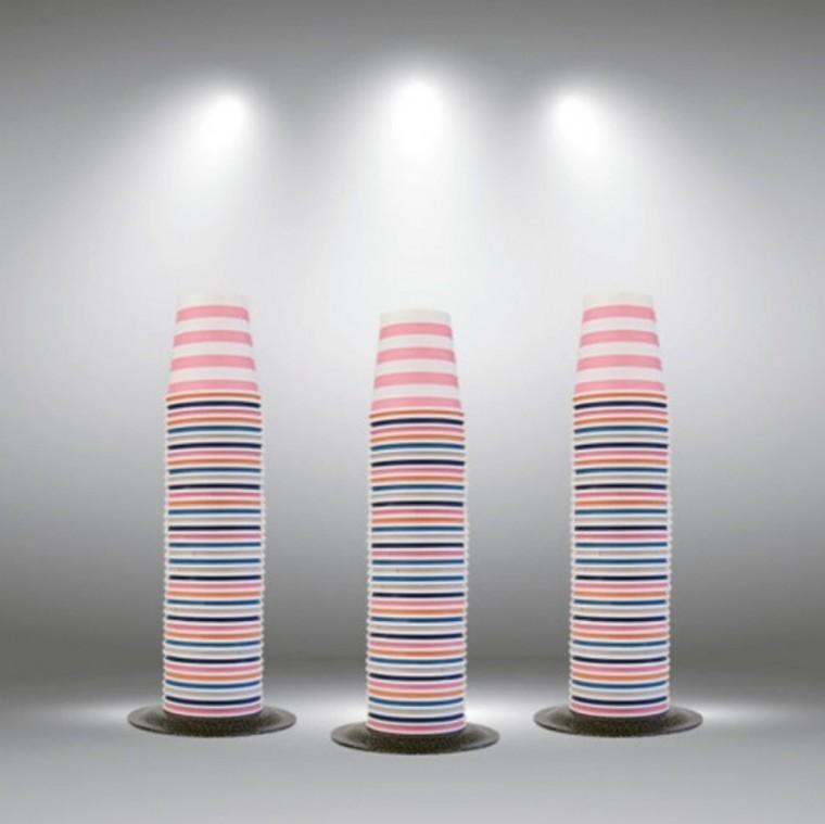 국산 종이컵 홀더 도넛형 컵디스펜서 정리 보관