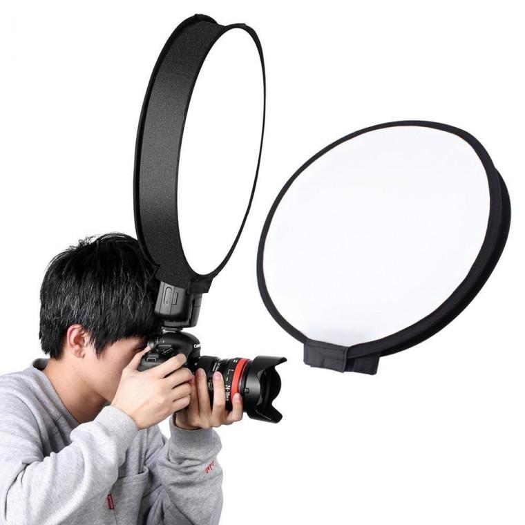 접이식 플래시 소프트 박스 디퓨저 커버 우산형 라이트 확산 촬영 조명 액세서리