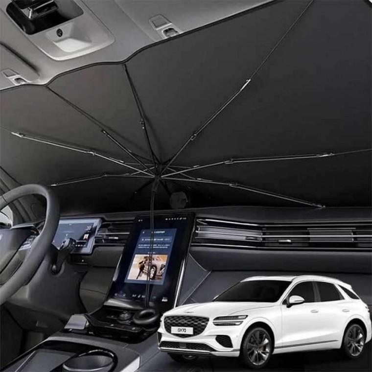 제네시스 GV70 앞유리 햇빛가리개 우산형 원터치