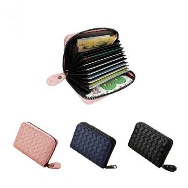 럭셔리 격자지퍼 반지갑 동전지갑 카드지갑