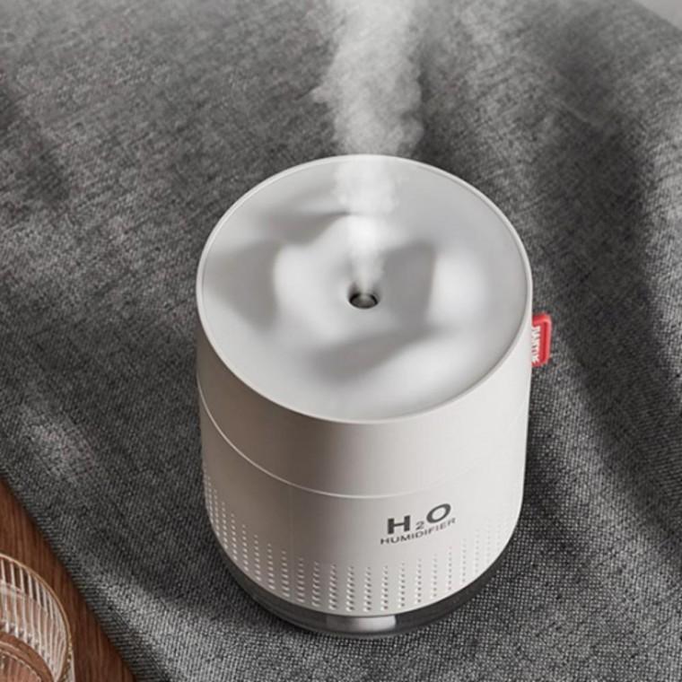 침실 사무실 웨이브 미니 무선 무드등 가습기 450ml
