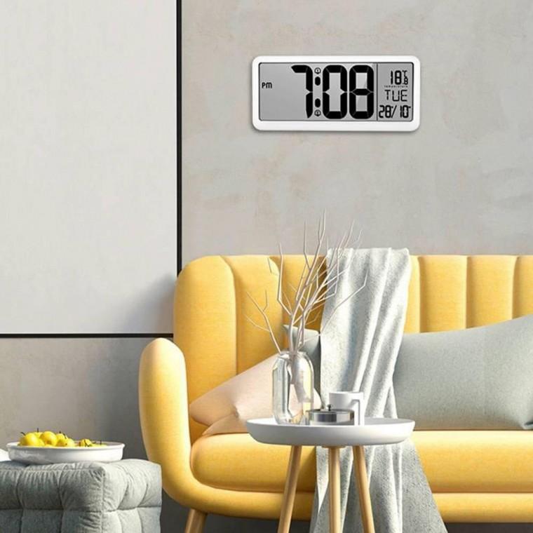 무소음 벽시계 무선 벽걸이 디지털 전자 거실