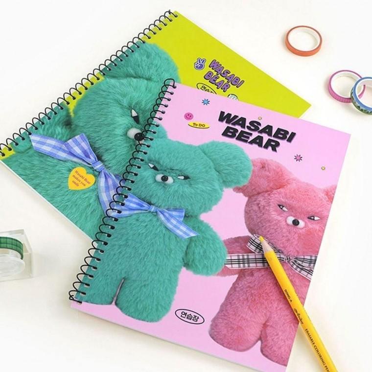 연습장 무선 노트 낙서장 공책 스프링 노트