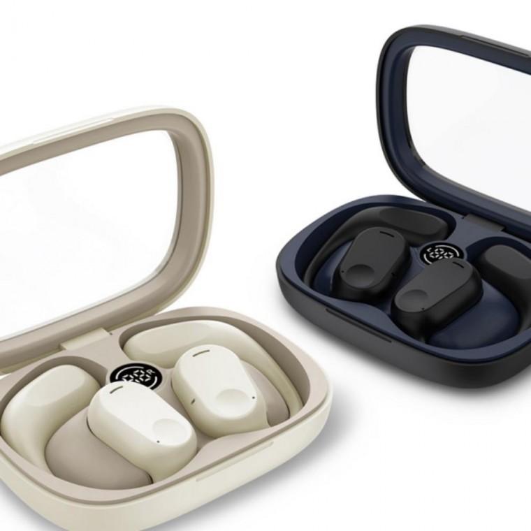 나비 블루 이어 무선 오픈형 이어폰 이어셋 White