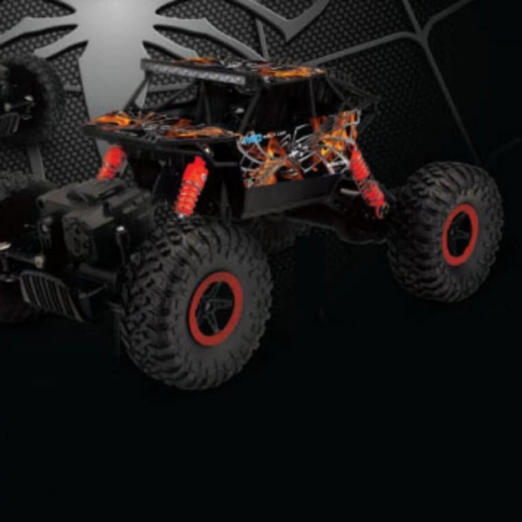 어린이 유아 스파이더 몬스터 RC카 무선 조종 오프로드 레이싱 트럭 장난감 자동차 완구