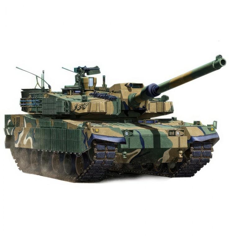 AC321 무선 조정 RC탱크 K2 한국 흑표전차 1대48 모형 조립 완구 취미