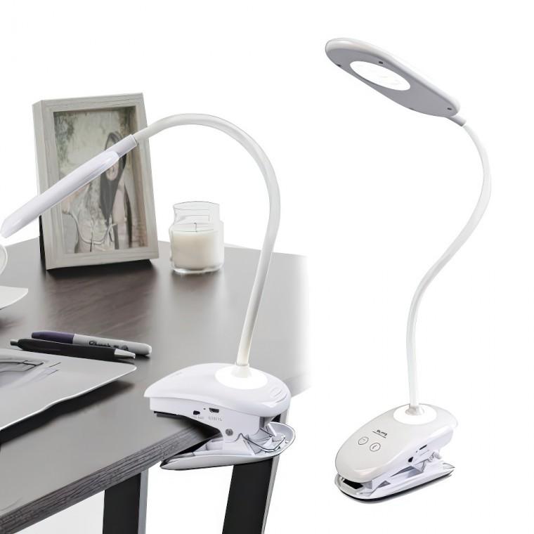 엘리트 집게 클립형 유무선 LED 스탠드 책상등 독서등 학생 침대 데스크