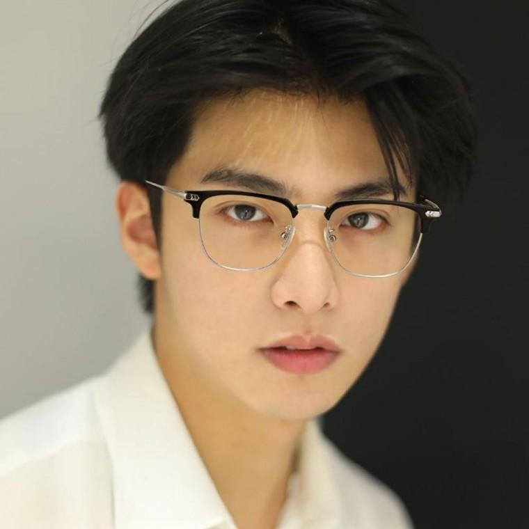 하금테 안경 도수없는 자외선차단 남성안경 얇은 패션안경테