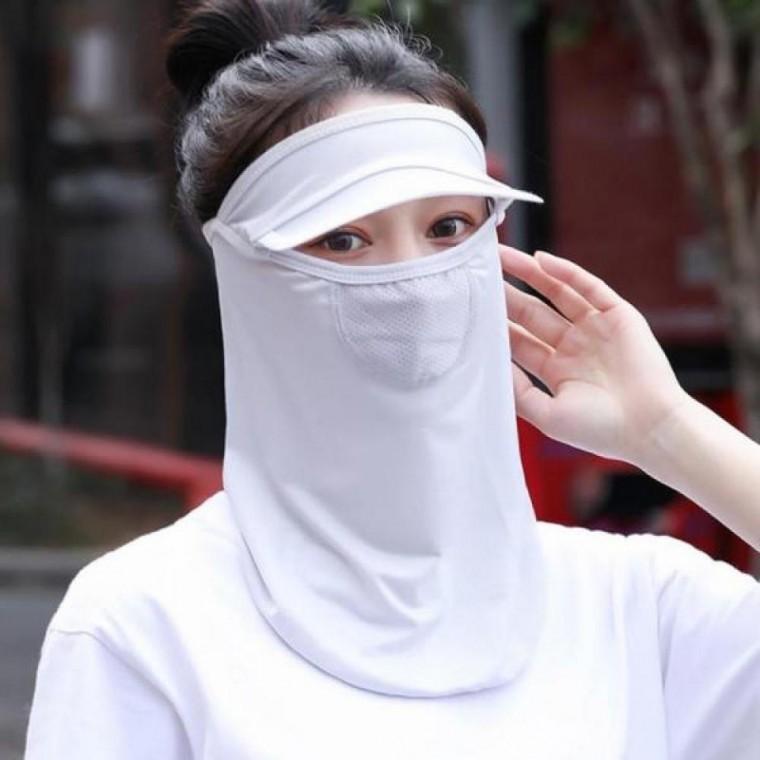 자외선 차단 햇빛 가리개 썬캡 마스크모자 골프