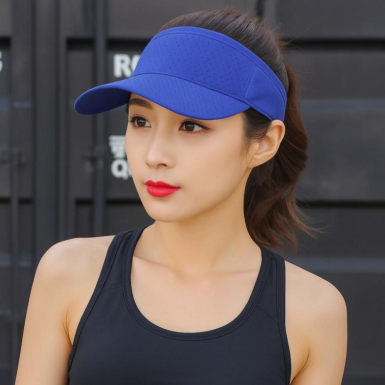 쿨링 메쉬 스포츠 썬캡(블루) 자외선차단 모자