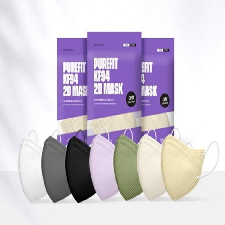 KF94마스크 2D kf94 컬러마스크 자외선차단 대형 100매 GK-5A