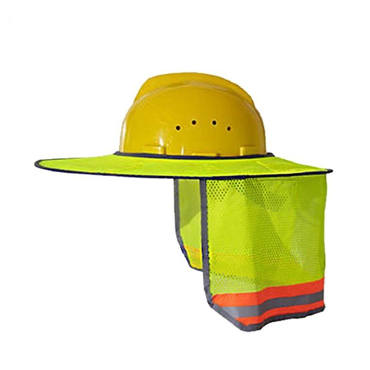 광폭 암막 안전모 햇빛가리개 360도 자외선 차단 원터치 접이식 통풍