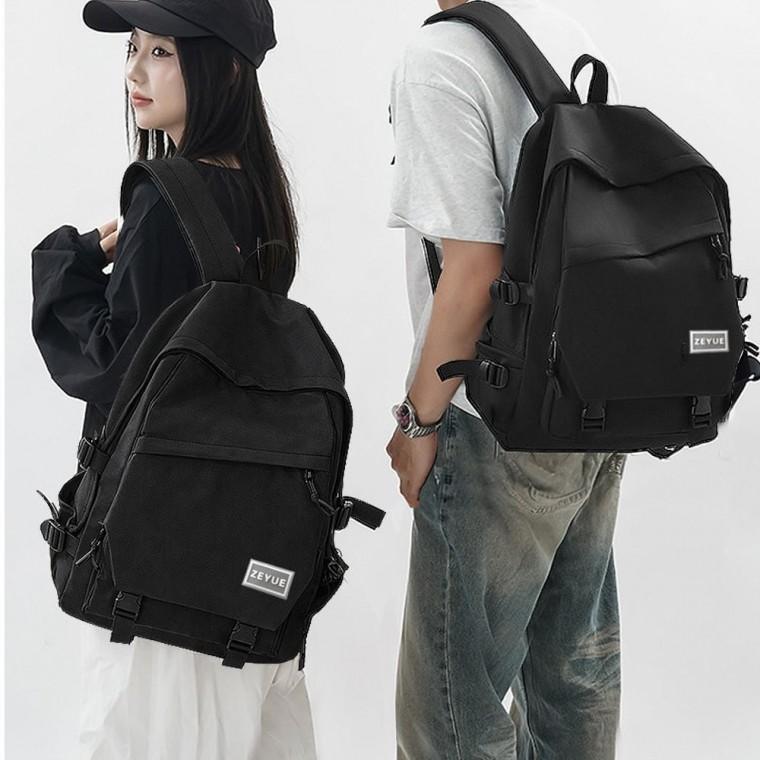 수납가방 캐주얼 남녀공용 커플 백팩 20L 데일리 백팩 멀티포켓