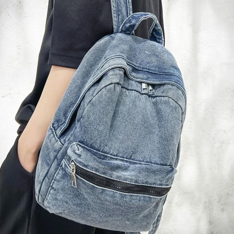 HL] 백팩 가방 데님 워싱 여성 데일리 패션백 슬링백