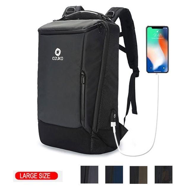 HL] 백팩 남성 고급 USB 직장인 캐주얼백 대학생가방