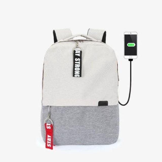 HL] 백팩 (키홀더 포함) 실용적 패브릭 캐주얼 슬링백