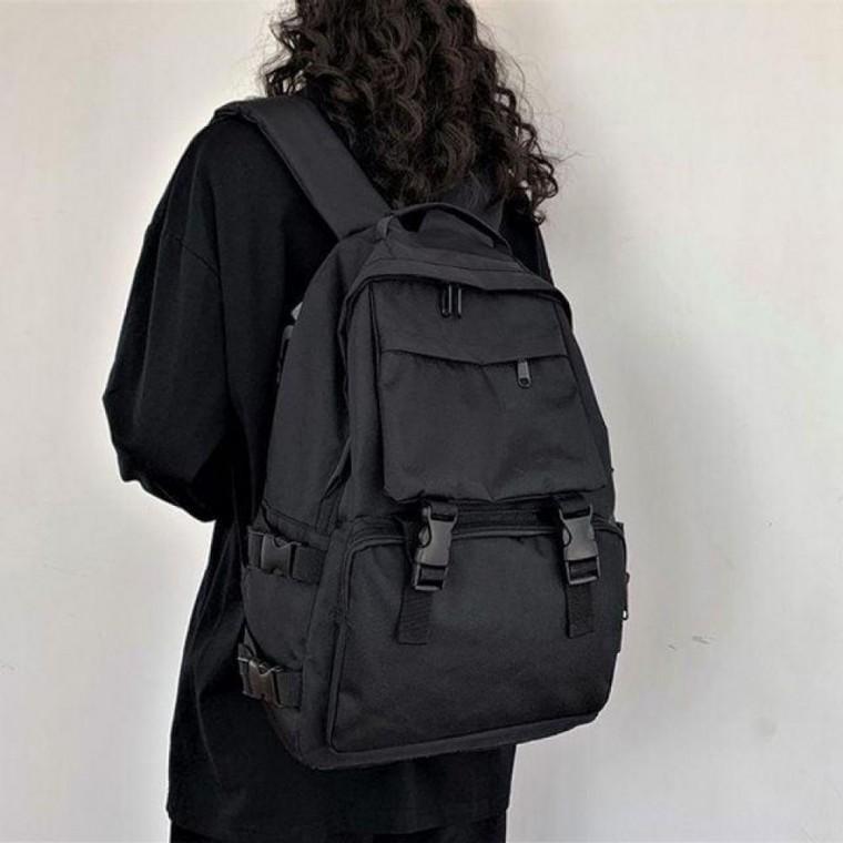 패션가방 컬러 베이직 남녀공용 학생 데일리 백팩 포켓
