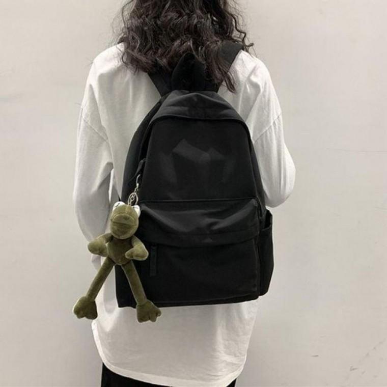 패션가방 데일리 가방 블랙 여성 학생 책 백팩
