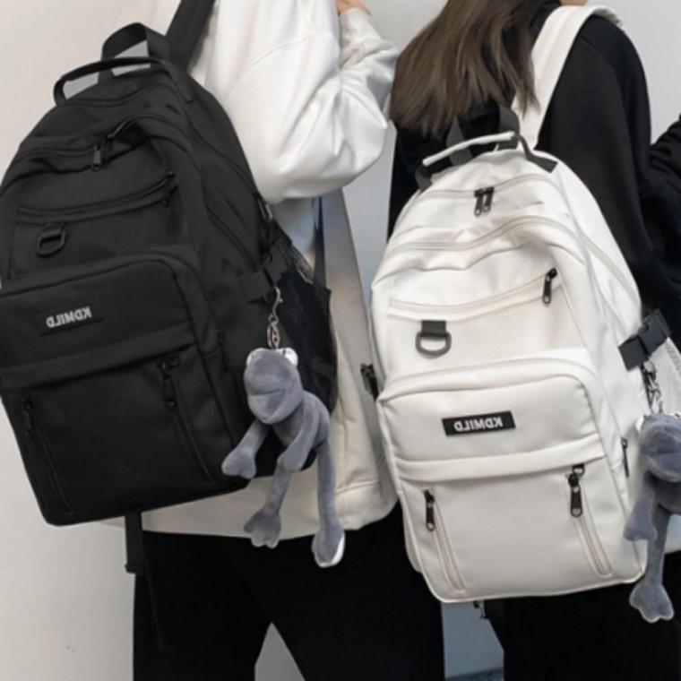 학생가방 가벼운 중학생 고등학생 책가방 대학생 백팩 화이트