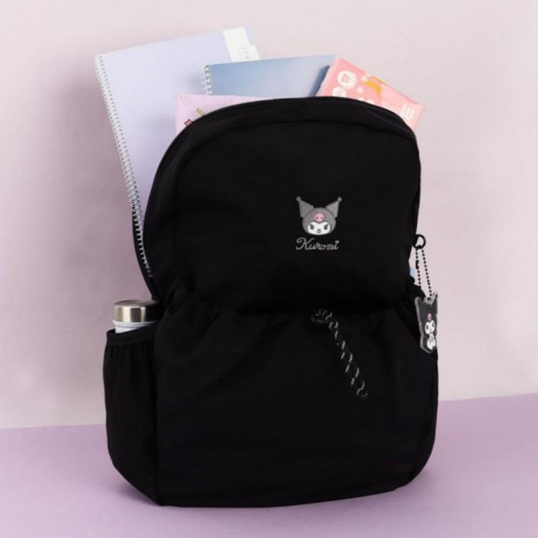 쿠로 미 초등 중 학생 캐릭터 데일리 예쁜 스트링 백팩 책 가방 배낭