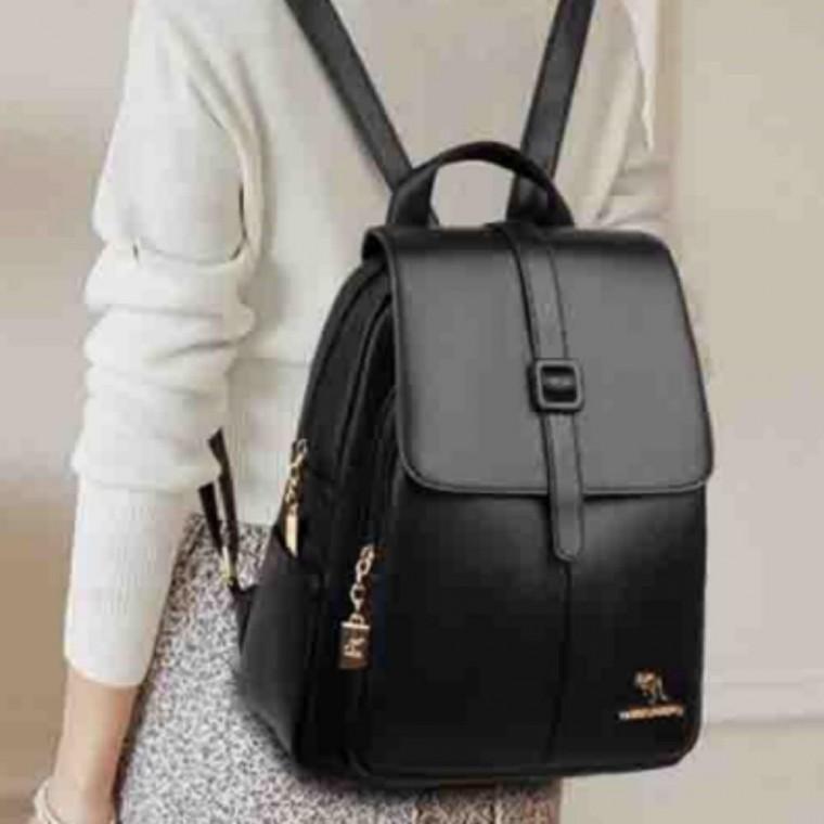 여성 데일리 캐주얼 사각 스트랩 버클 가방 정장 백팩