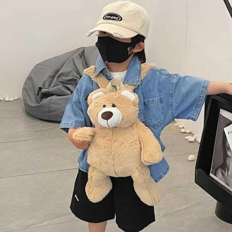 PW 동물 백팩 곰돌이 토끼 애착 인형 유아 어린이날 선물 아동 키즈