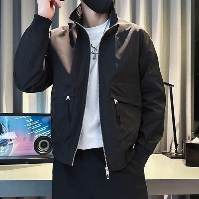 남성 블루종 점퍼 빅포켓 항공점퍼 바람막이 잠바 자켓 간절기 데일리