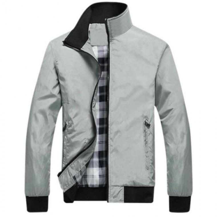 남성 크롭 바람막이 점퍼 하이넥 윈드 브레이커 자켓 잠바 데일리 간절기