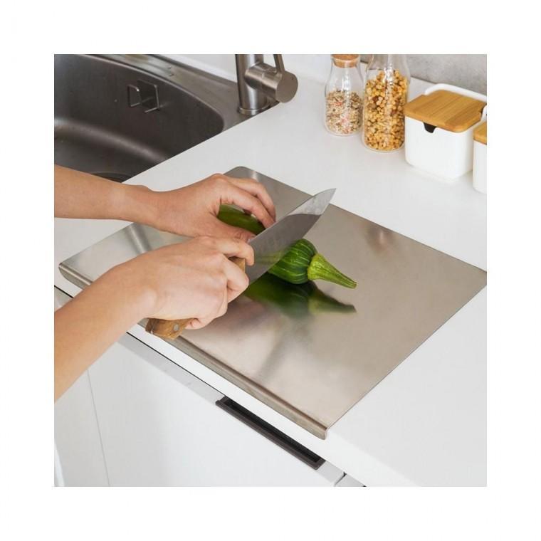 루미나D 대형 스텐 양면도마 베이킹 빵반죽판 가정용 주방용 다용도