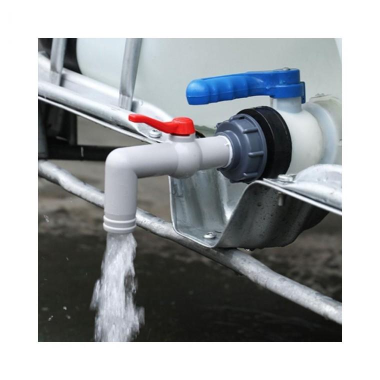 루미나D 1톤 사각 물탱크 도트통 볼밸브 포함 가정용 주방용 다용도