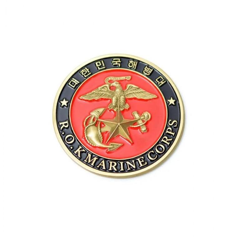 루미나D 해병대 엠블럼 차량 부착용 철제 스티커 가정용 주방용 다용도