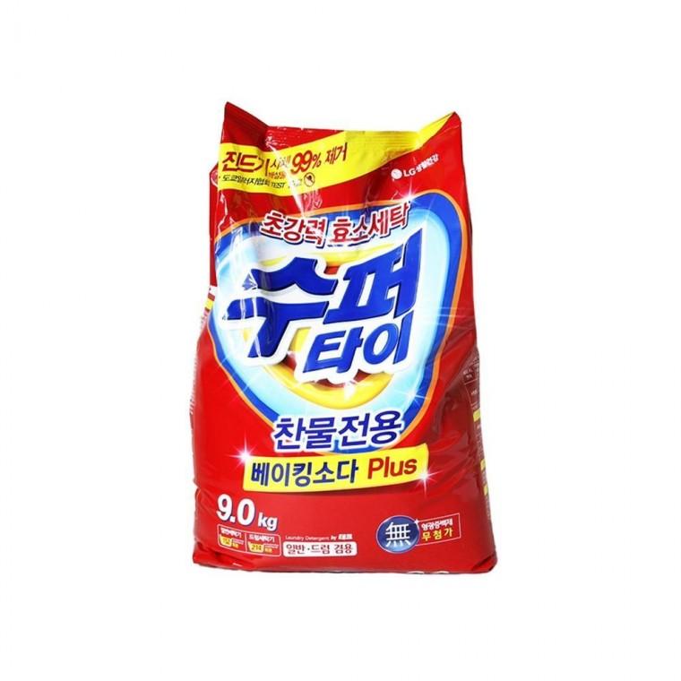 루미나D LG 수퍼타이 가루 세탁세제 9kg 가정용 주방용 다용도