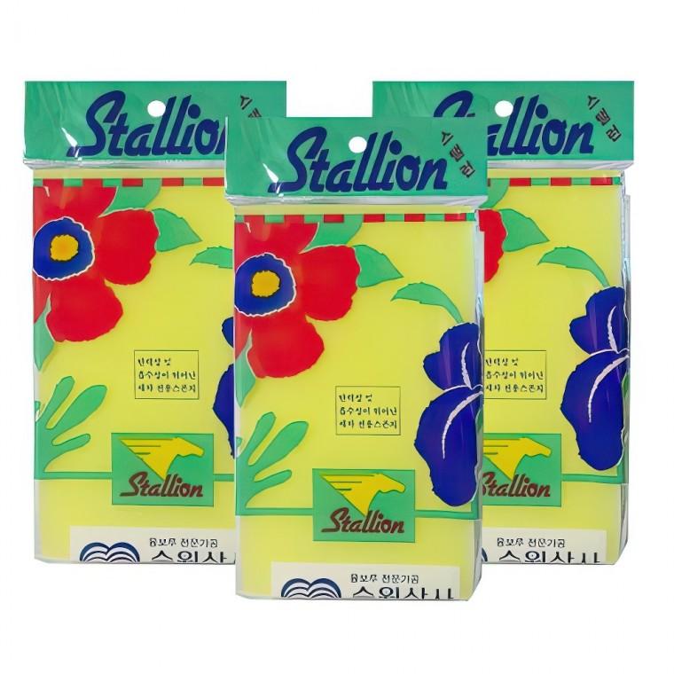 셀프세차 차량용 스펀지 세차용 대형 스폰지 3개 걸레 워시미트 다용도