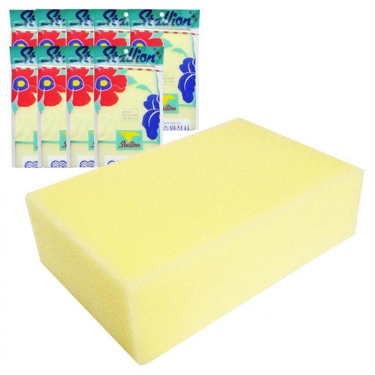 세차 스폰지 10개 세트 차량용 세척 패드 타일 미장 겸용 다용도