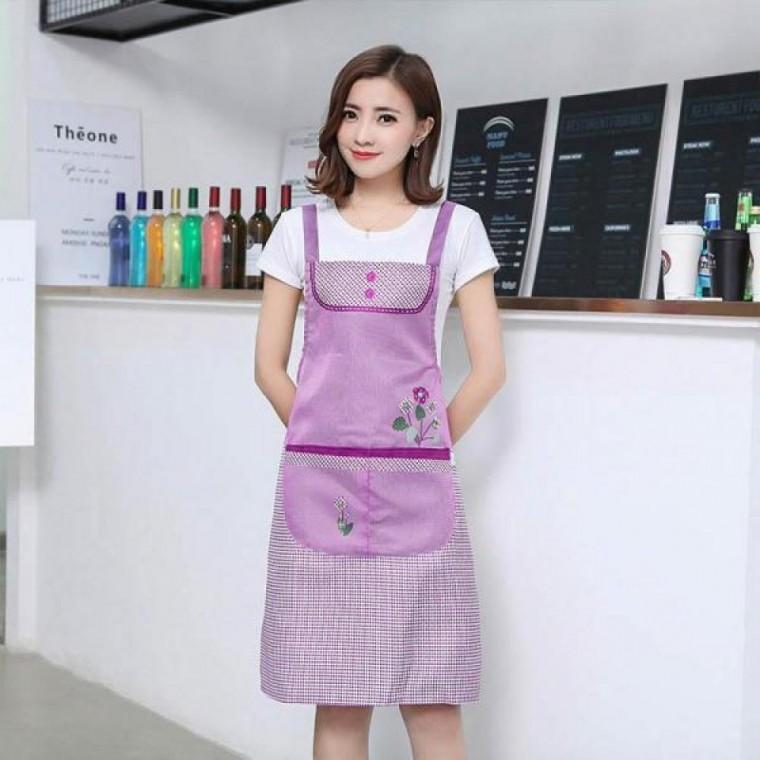 앞치마 주방 카페 공방 식당 다용도 원피스 앞치마 작업용 미용실