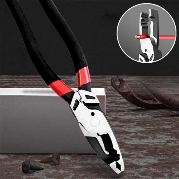 다용도 전선 컷팅 펜치 스트리핑 다기능 나사 제거 볼트리무버 나사 드릴 탭 와이어스트리퍼펜치