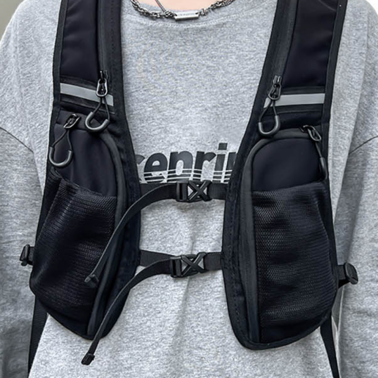 통기성 데일리 다용도 러닝 하이킹 양포켓 베스트