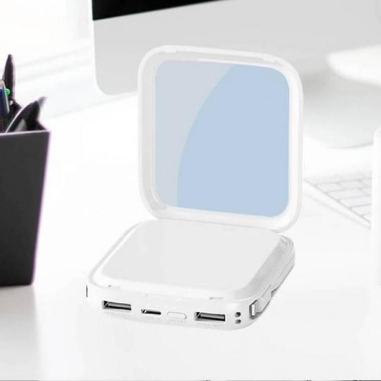 미니 거울 데일리 디자인 다용도 보조배터