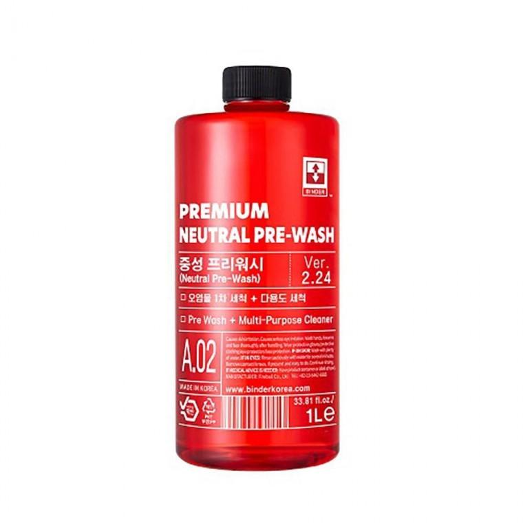 바인더 프리미엄 중성 프리워시 1L 다용도 클리너