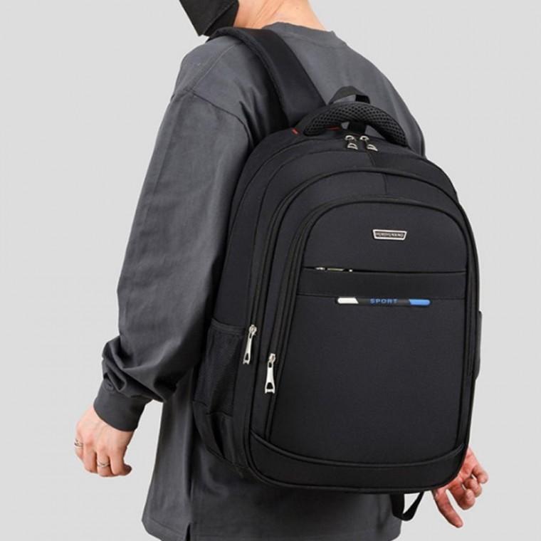 캐주얼 심플 백팩 다용도 멀티수납 등판 메쉬 가방