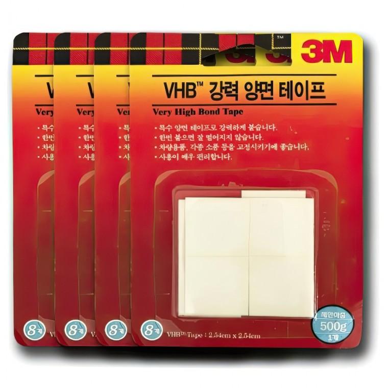 3M VHB 초강력 양면테이프 다용도 고정 접착제 2종택1 주방 행사장 학교